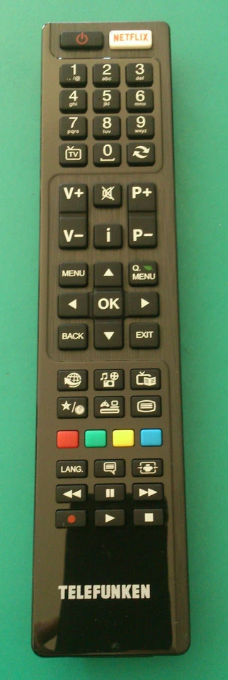 Telecomando originale Telefunken modello TE 43282 S25 T2K  TE43282S25T2K - Immagine 1 di 1