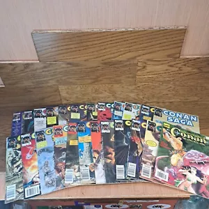 Huge Conan Saga Magazine Lot of 24 Comics - Picture 1 of 24