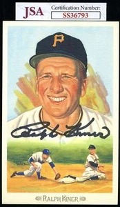 Ralph Kiner JSA Coa Signed Perez Steel Celebration Autograph - Picture 1 of 1