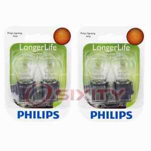 2 pc Philips Tail Light Bulbs for Hummer H2 H3 H3T 2003-2010 Electrical gz