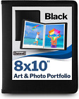 Dunwell 8X10 Photo Album Portfolio - (Black), 8 X 10 Photo Album, 24 Sleeves Dis