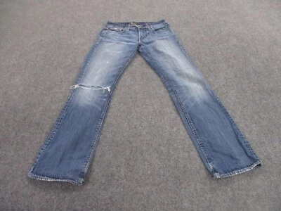 BKE Buckle Jeans Adult 28 Blue Vintage Mechanic Straight Faded Distressed Womens - Image 1 of 4