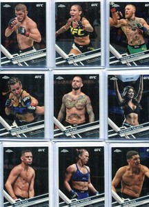 2017 TOPPS CHROME UFC PICK YOUR CARD BUILD A SET ROOKIE VET MMA