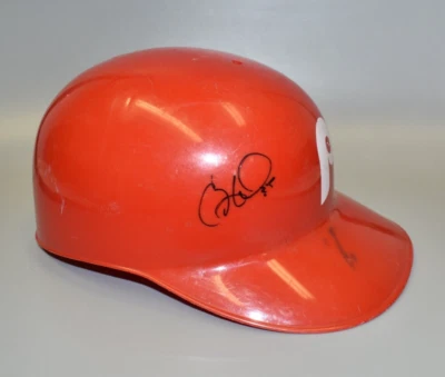 Cole Hamels Signed Autographed Vintage Plastic Toy Batting Helmet Full Size - Image 1 of 4
