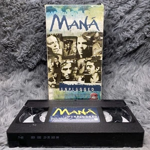 Mana: MTV Unplugged - VHS Tape 1999 Latin Spanish Music Group Band Rare Film - Picture 1 of 8