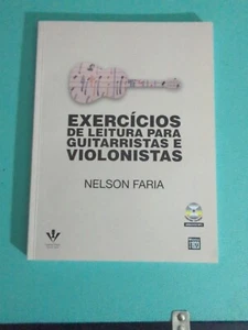 Nelson Faria Exercises de Leitura For Classical Guitarrists Book, includes CD  - Picture 1 of 13