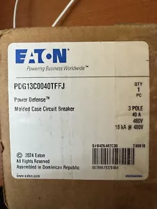 Eaton PDG13C0040TFFJ 3 Pole 40 A 480V - Picture 1 of 1