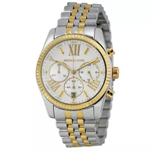 MICHAEL KORS MK5955 Lexington Two Tone Unisex Watch - Picture 1 of 7