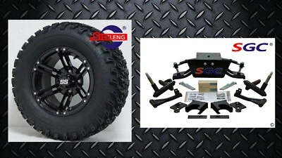 Club Car DS Golf Cart 6" A-Arm Lift Kit + 12" Wheels and 23" Tires (2004.5-up) Foto 1 de 4