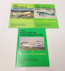 VIP's Directory of Giant Scale Plans Vol.1, 2, 3 - VIP Publishers INC  - Picture 1 of 4