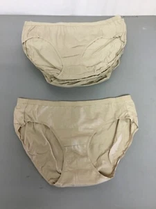 NWOT 10 Hanes Comfort Blend Hi-Cut Brief Panty Size 8 XL Beige #103W - Picture 1 of 2
