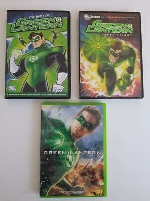Green Lantern 3 DVD Lot - See Pics - Free Shipping - Tested - Image 1 of 4