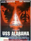 USS ALABAMA Crimson Tide Movie Poster / Affiche Cinéma DENZEL WASHINGTON HACKMAN