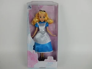 Alice In Wonderland Doll Classic Blue Dress Disney Store New In Box - Picture 1 of 9