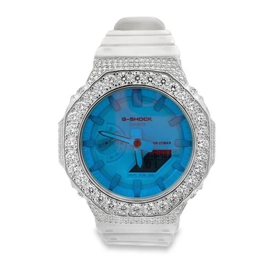 RELOJ G-SHOCK MOISSANITE AZUL CLARO Foto 1 de 4