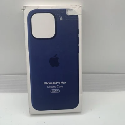 Funda de Silicona Original Apple iPhone 16 Pro Max con MagSafe - Denim Foto 1 de 4