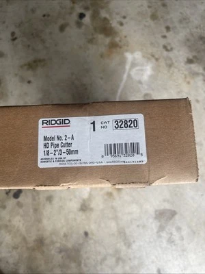 RIDGID 32820 Heavy Duty Pipe Cutter - Image 1 of 2