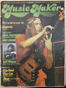 Dutch Music Maker Magazine 1978 Jaco Pastorius Godwin Orgels The Cat Synthesizer - Picture 1 of 5