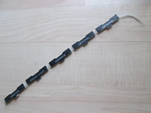 Freightliner FLD Fiber Optic Switch Label Strip for Ignition Panel #M262GH - Picture 1 of 8