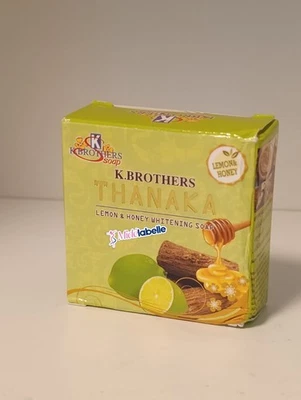 SAVON THANAKA ÉCLAIRCISSANT K.BROTHERS THANAKA MIEL ET CITRON VISAGE LISSE - Photo 1/3