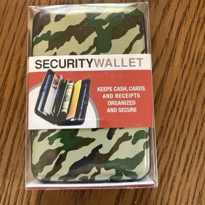 CAMO  SECURITY WALLET NEW IN PLASTIC BOX !!!! - Image 1 of 4