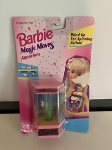 Vintage Barbie Doll Fish Aquarium Magic Moves 1995 Wind Up New Sealed Package - Picture 1 of 4