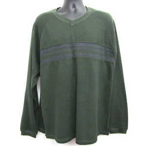 Austin Clothing Co. Sweatshirt Mens XL Green Long Sleeve VNeck Make in Swaziland - Picture 1 of 9