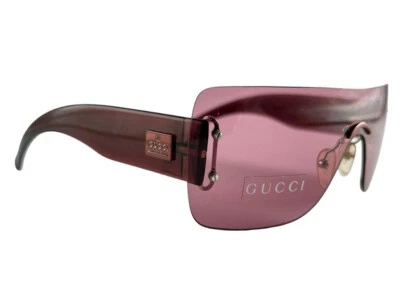 全新 复古 GUCCI GG 1194/N/S 玫瑰屏幕太阳镜 1990 年代 意大利制造 Y2K — 第 1/4 张图片