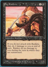 Erg Raiders (b Light) Arabian Nights NM Black Common CARD (218952) ABUGames