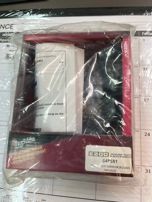 TRUCK-LITE 6" CONVEX ROUND MIRROR  BLACK STAINLESS W/ MOUNT 97820, EZGO 648581 Foto 1 de 2