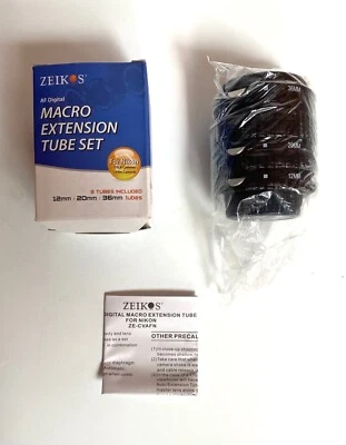 Zeikos ZE-CVAFN Auto Focus Macro Extension Tubes for Nikon - Image 1 of 4