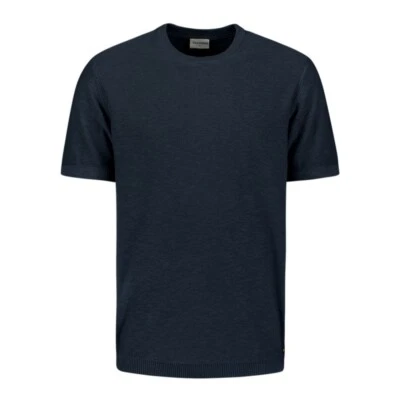 No Excess Camiseta De Punto Para Hombre Regular Fit Azul 27230262 078 Noche - Imagen 1 de 4