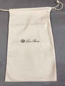 Loro Piana Staubbeutel 13 x 8 in Beige Kordelzug Geschenk Aufbewahrung - Bild 1 von 7