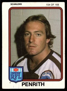 1981 #154 Ken Wolffe Penrith Panthers Scanlens rugby league NRL card - Picture 1 of 2