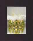 8X10" Matted Print Art Picture Jeweled Tiara Princess: Feathers & Jewels