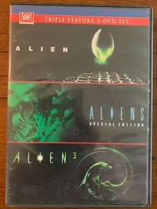 Alien/Aliens/Alien 3 (3-DVD set) + Matrix Revolutions & The Dark Knight - Picture 1 of 3