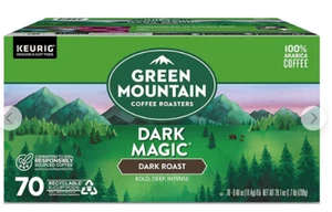 Green Mountain Coffee Dark Magic, Keurig K-Cup Pod, Dark Roast, 70 Count - Picture 1 of 2