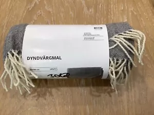 IKEA DYNDVARGMAL DYNDVÄRGMAL 100% WOOL Throw Gray 47x71" 605.680.99 - Picture 1 of 7