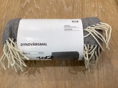 IKEA DYNDVARGMAL DYNDVÄRGMAL 100% WOOL Throw Gray  47x71" 605.680.99 - Image 1 of 4