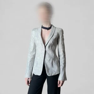 Giorgio Armani Women’s Silk/Linen/Cotton Blend Blazer – Size 38IT / 2US / 6UK - Picture 1 of 17