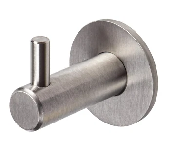 Appendiabiti da parete Acciaio Inox Ganci adesivi Argento Asciugamano - Immagine 1 di 4