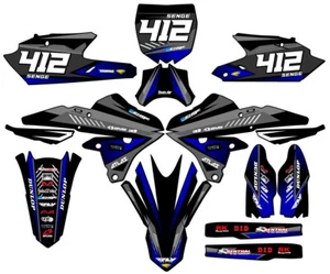 2014-2018 fits CYCRA POWERFLOW YZ 250 F 4-STROKE SURGE Black Senge Graphics K... - Picture 1 of 10