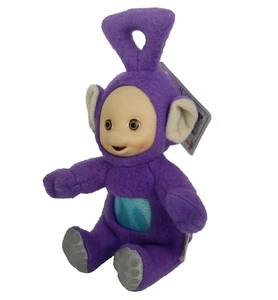 Playskool Teletubbies Tinky Winky Doll Beanie Purple Rubber Face Teletubby 1998 - Picture 1 of 8