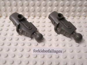 Lego Bionicle Rahkshi Leg Upper Section 44148 Old Dark Gray (pair) - Picture 1 of 3