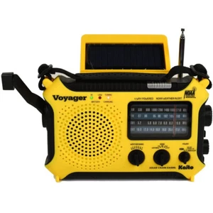 Kaito KA500L Emergency AM/FM/SW NOAA Weather Alert Radio with Flashlight Yellow - Picture 1 of 5