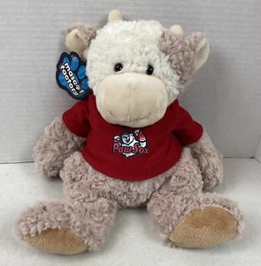 Mascot Factory PAW SOX Plush Cow 8" Sitting Pawtucket Red Sox SOFT NWT - Picture 1 of 8