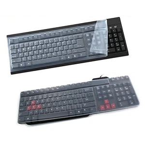 Universal Silicone Desktop Computer Keyboard.Cover Skin Protector Film CoveY~WR - Picture 1 of 8