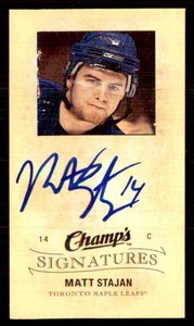2009-10 Upper Deck Champ's Signatures Matt Stajan Auto #CSST