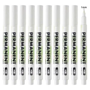 Acryl Weiß Lackstifte 5er Pack Weiß Permanent Marker mit extra feiner Spitze - Bild 1 von 25