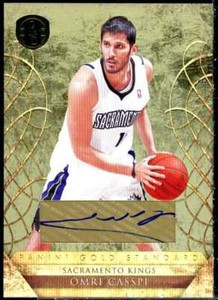 Omri Casspi Card 2010-11 Panini Gold Standard Signatures #165 
